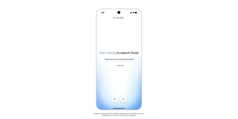Google Gmail için sesle çalışan yeni yapay zekâ özelliğini test ediyor