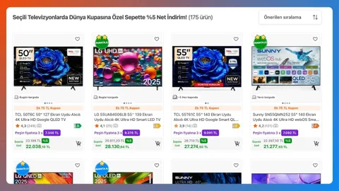 Dünya Kupası için TV alacaklara fiyat fırsatı geldi