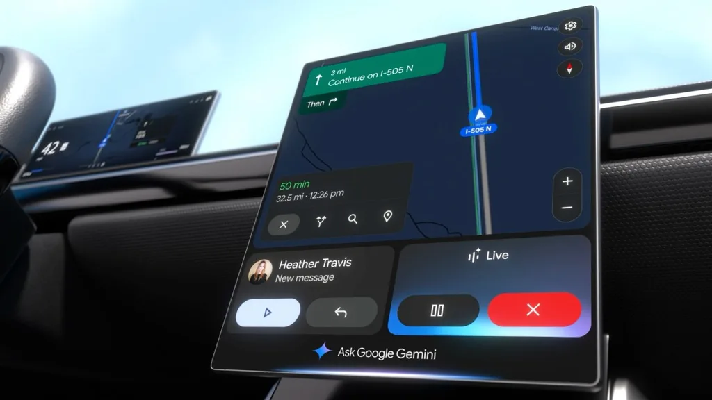 Google Gemini artık otomobillerde Google Asistan’ın yerini almaya başladı