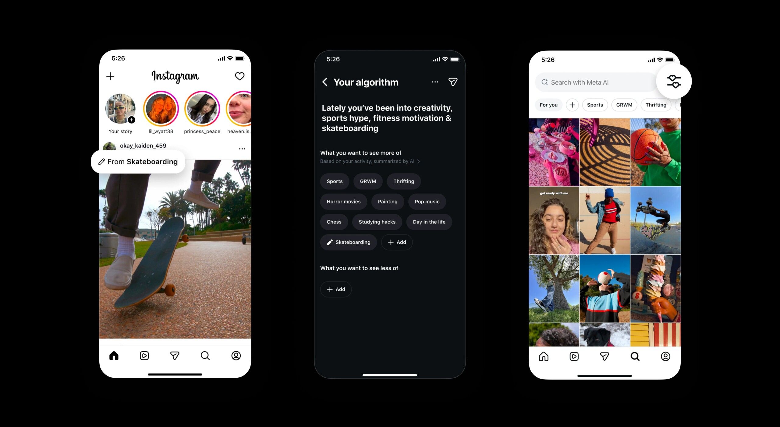Instagram algoritmasını kişiselleştirmek artık dah