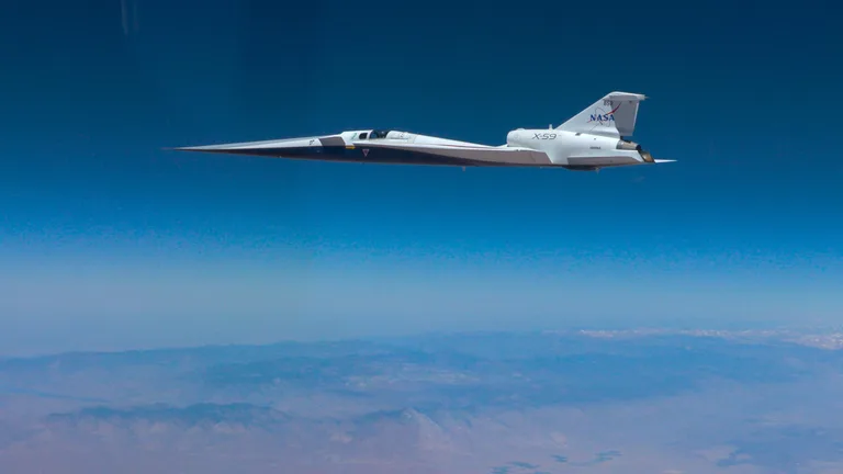 NASA X-59 sessiz süpersonik uçuşlar için gerekli koşullara ulaştı