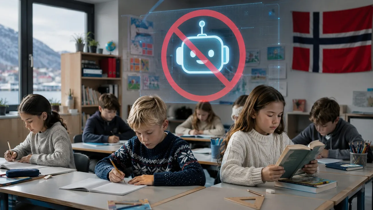 Norveç 13 yaş altı öğrenciler için yapay zekâ kullanımını yasaklıyor