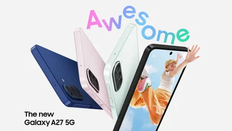 Samsung Galaxy A27 5G daha ince çerçeveler ve yeni işlemciyle geldi