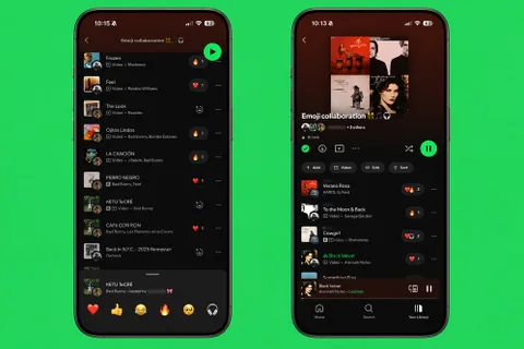 Spotify ortak çalma listelerine WhatsApp benzeri emoji tepkileri ekledi