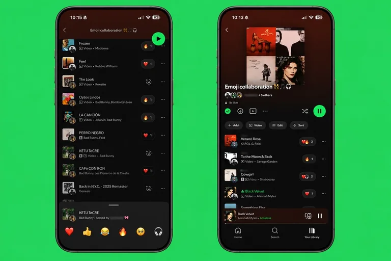 Spotify ortak çalma listelerine WhatsApp benzeri emoji tepkileri ekledi