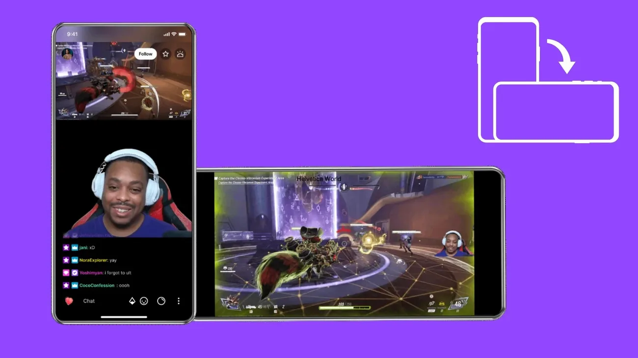 Twitch yayıncıları artık aynı yayını hem dikey hem yatay sunabilecek