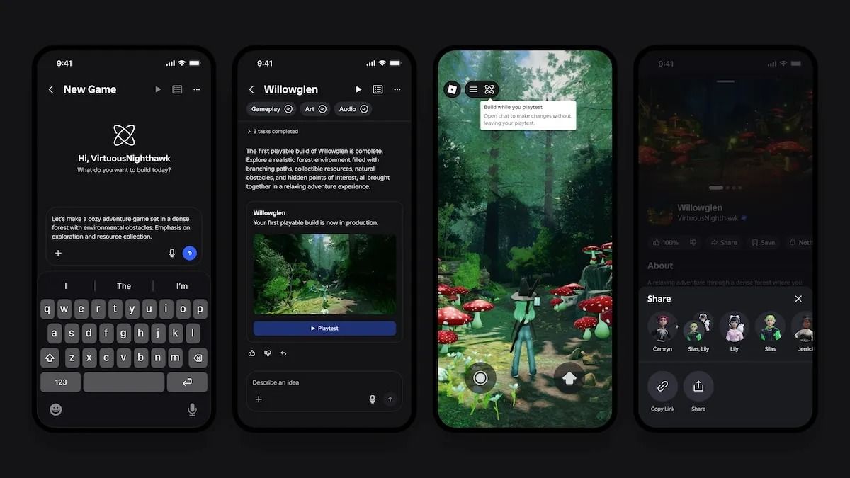 Roblox Build ile kod yazmadan mobilde oyun oluşturmak mümkün olacak