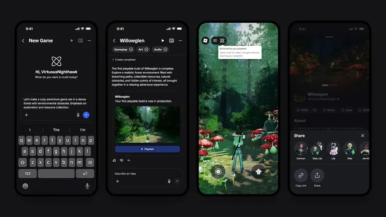 Roblox Build ile kod yazmadan mobilde oyun oluşturmak mümkün olacak