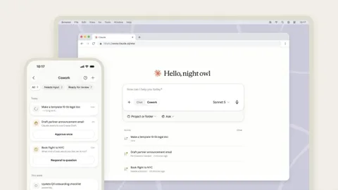 Claude Cowork telefona geldi, dizüstü kapalıyken bile çalışıyor