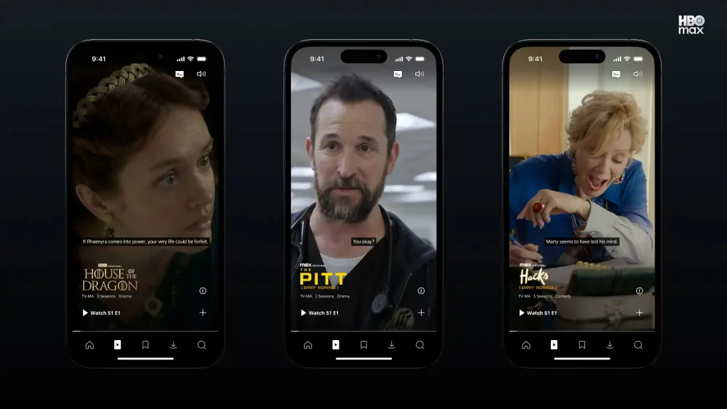 HBO Max’e TikTok benzeri dikey video özelliği geliyor