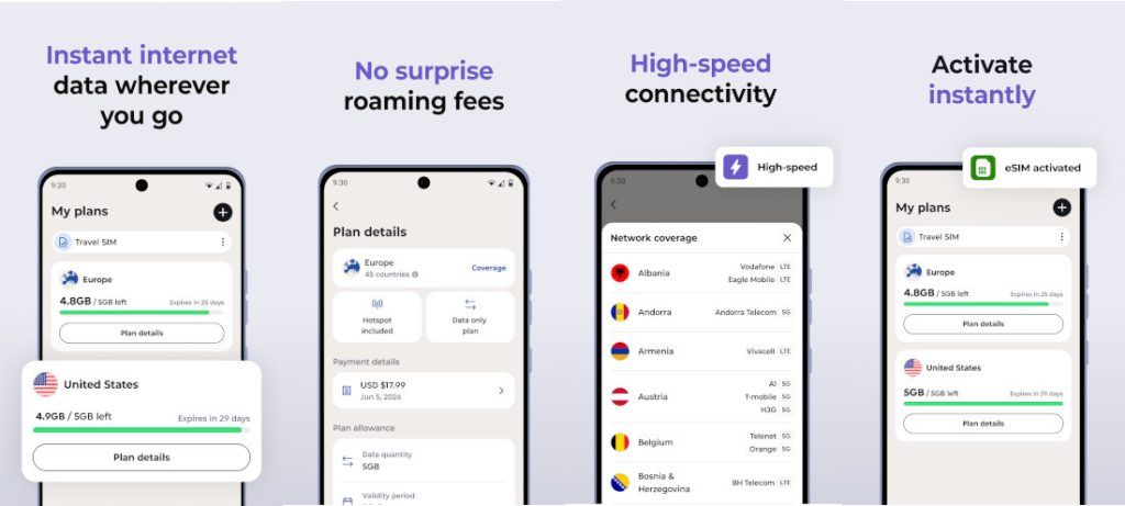 Motorola’nın yeni eSIM uygulaması 160 ülkede ücretsiz veri sunuyor