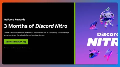 NVIDIA, GTX 10 ve üzeri kartlara 3 ay Discord Nitro veriyor