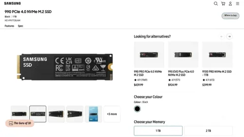 Samsung 990 SSD’nin 7.250 MB/s hızı tanıtımdan önce ortaya çıktı