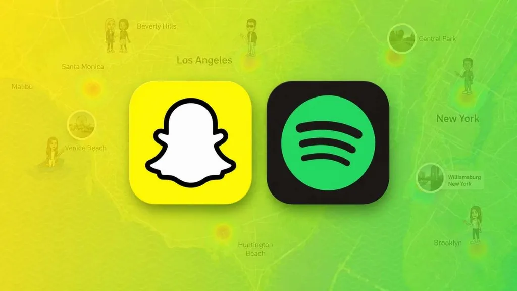 Snapchat, Spotify’da dinlenen şarkıları Snap Map’e taşıyor
