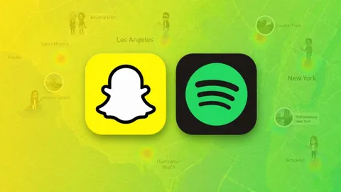 Snapchat, Spotify’da dinlenen şarkıları Snap Map’e taşıyor