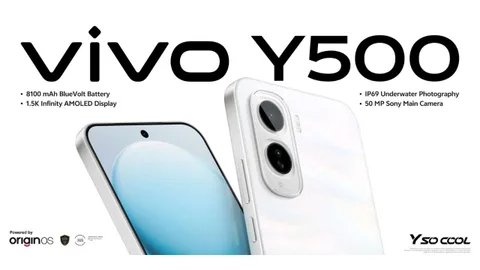 Vivo Y500, 8100 mAh batarya ve AMOLED ekranla geldi