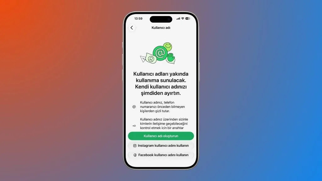 WhatsApp kullanıcı adı alırken bu ayarları atlamayın