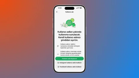 WhatsApp kullanıcı adı alırken bu ayarları atlamayın