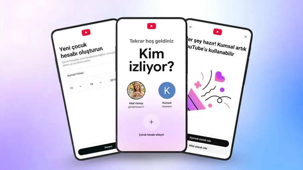 YouTube çocuk hesapları Türkiye’de ebeveynlere açıldı