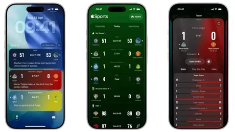 Apple Sports artık Süper Lig skorlarını gösteriyor