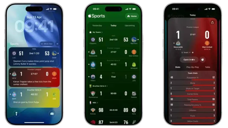 Apple Sports artık Süper Lig skorlarını gösteriyor