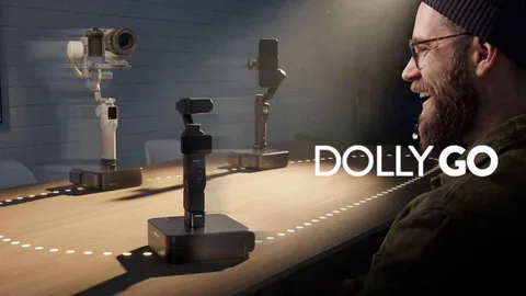 Edelkrone Dolly Go gimbal kameraları raydan kurtarıyor