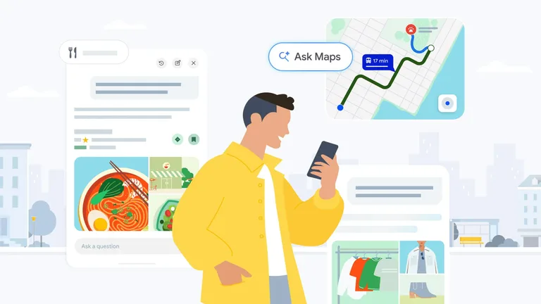 Google Haritalar artık sohbet ederek yemek siparişi vermenizi sağlıyor