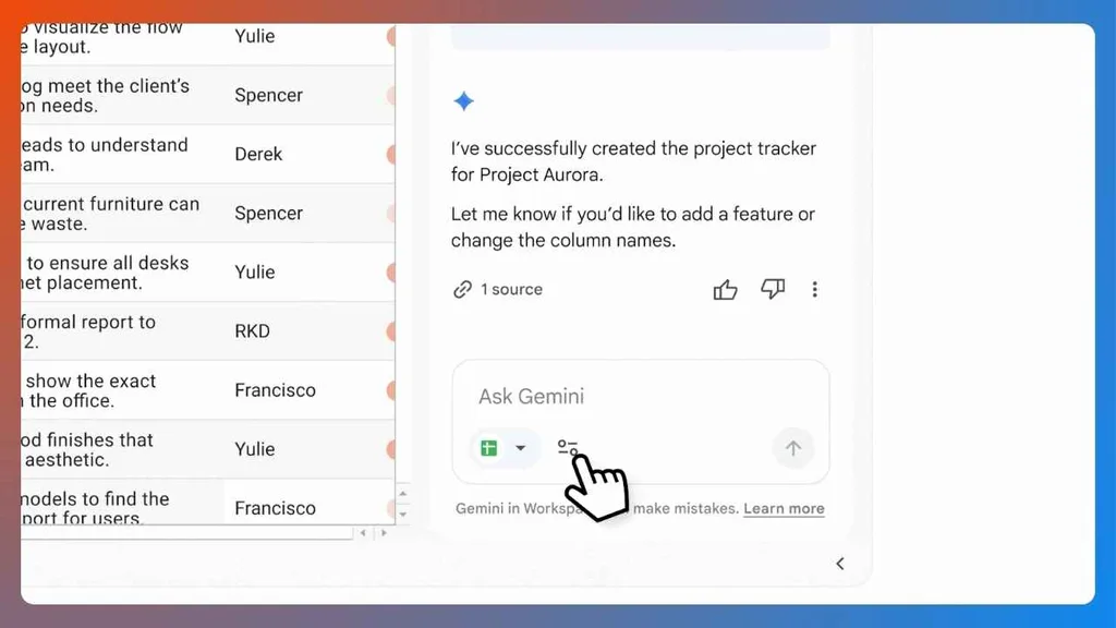 Google Sheets Canvas tabloları mini uygulamalara çeviriyor