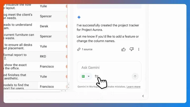 Google Sheets Canvas tabloları mini uygulamalara çeviriyor