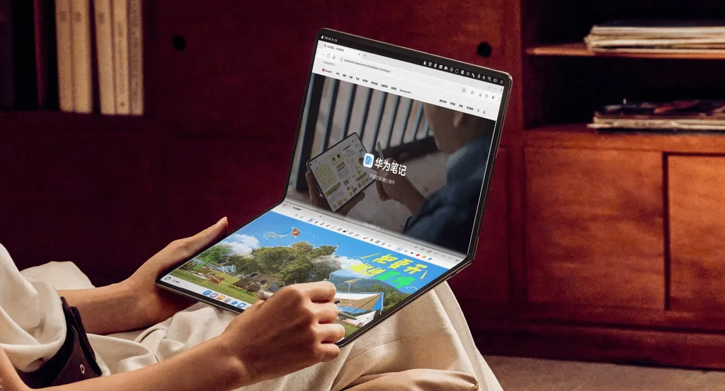 Huawei MateBook Fold 2026, 18 inç ekranla geldi