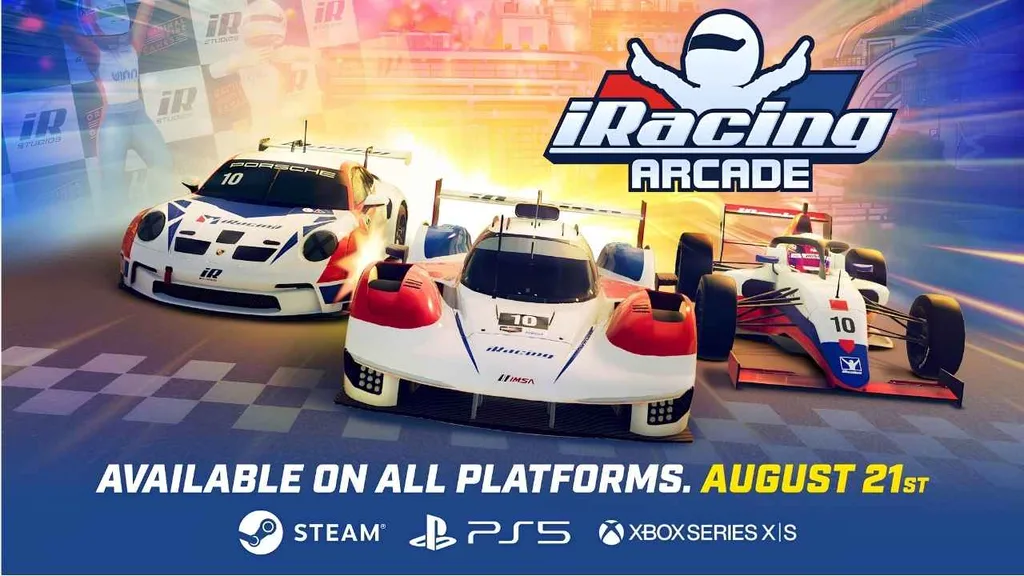 iRacing Arcade PS5 ve Xbox’a dört kişilik yarışla geliyor
