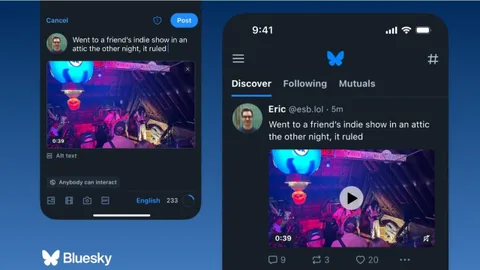 Bluesky video sınırını 10 dakikaya çıkardı, 300 MB desteği geldi