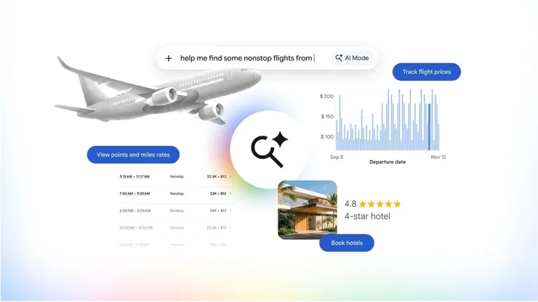 Google Arama artık uçuş fiyatlarını takip edip otel ayırtıyor
