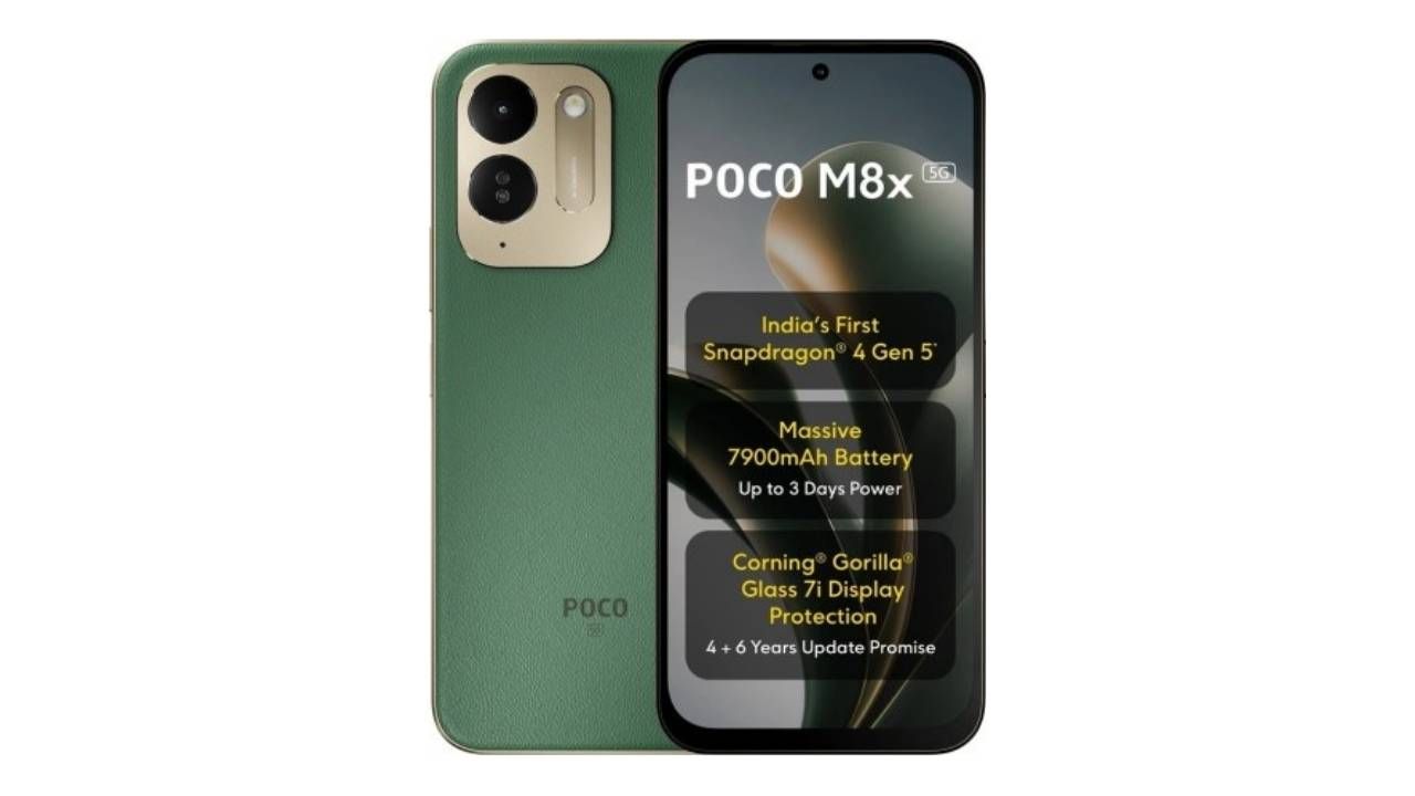 Poco M8x 120 Hz ekranı ve 7.900 mAh pili bir araya getiriyor
