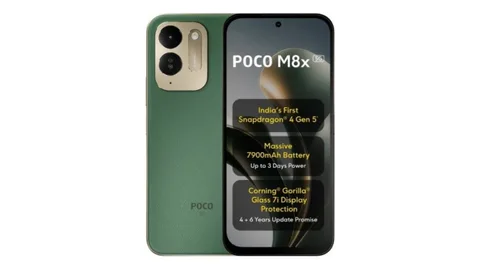 Poco M8x 120 Hz ekranı ve 7.900 mAh pili bir araya getiriyor