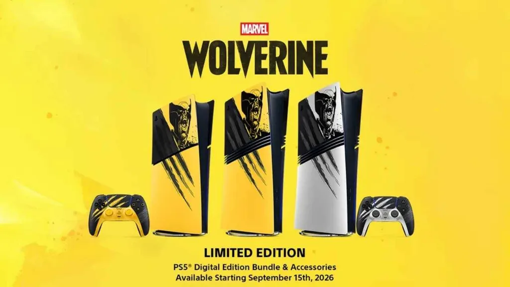 Sony, Wolverine temalı sarı PS5’i 15 Eylül’de satışa çıkarıyor