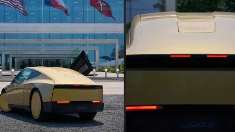 Tesla ilk Starlink antenli Cybercab’i gösterdi