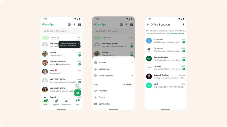 WhatsApp ana sohbet listesini sadeleştirecek yeni sistemi test ediyor
