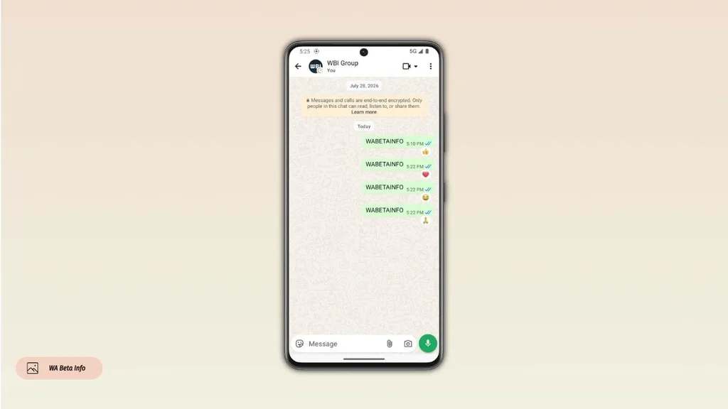 WhatsApp Android’da emoji tepkilerine animasyon ekliyor