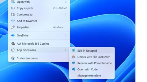 Windows 11 sağ tık menüsü hızlanıyor, gereksiz seçenekler azalıyor