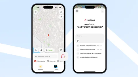 Yandex Haritalar artık sorulara yanıt verip rota hazırlıyor