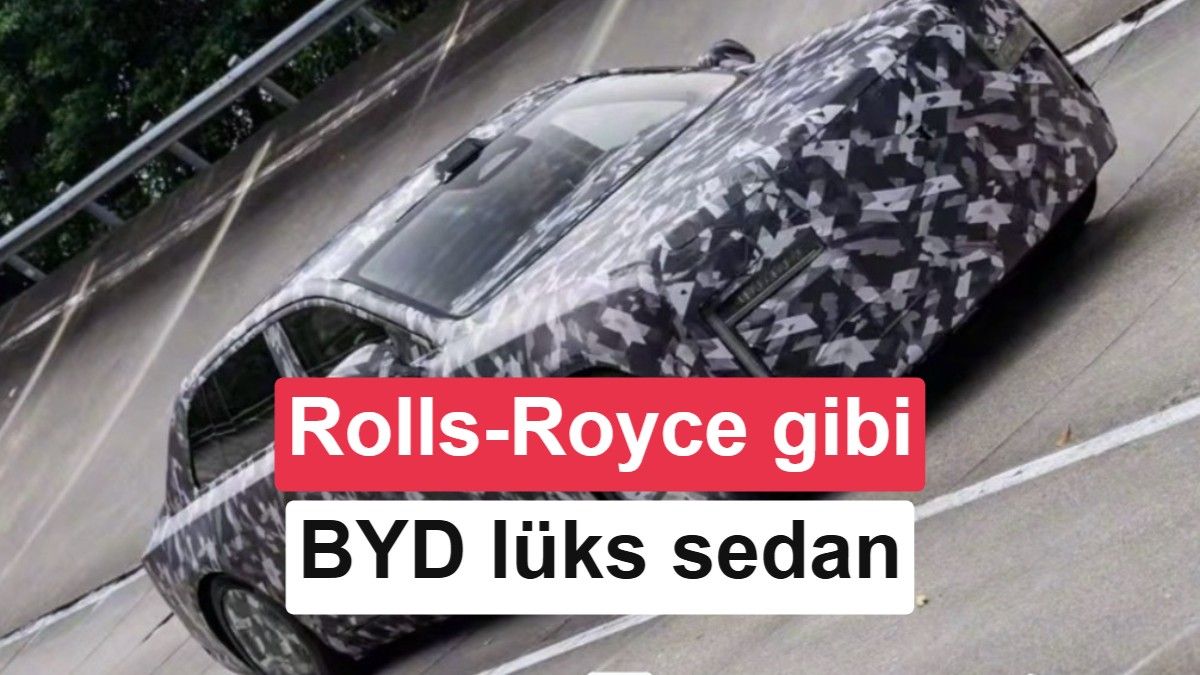 BYD, Yangwang’ın yeni lüks sedanını ilk kez gösterdi