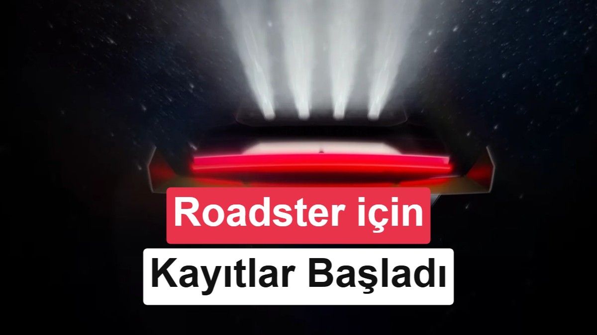 Tesla Roadster rezervasyonlarını 50 bin dolara açtı