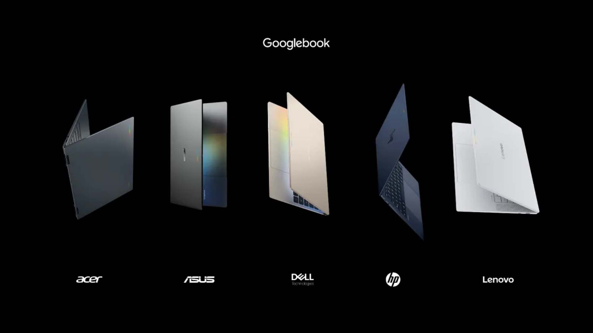 Googlebook bilgisayarlar beş markayla geliyor