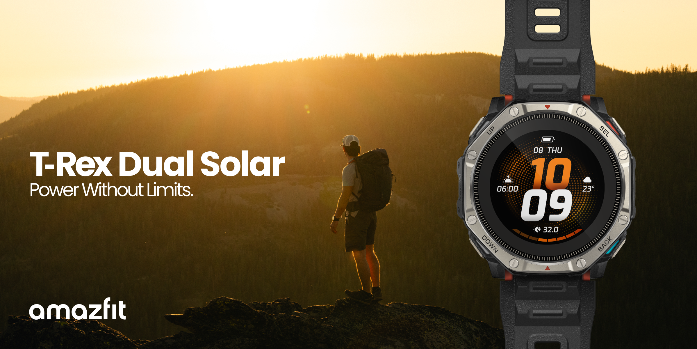 Amazfit T-Rex Dual Solar çift yönlü güneş şarjıyla geldi