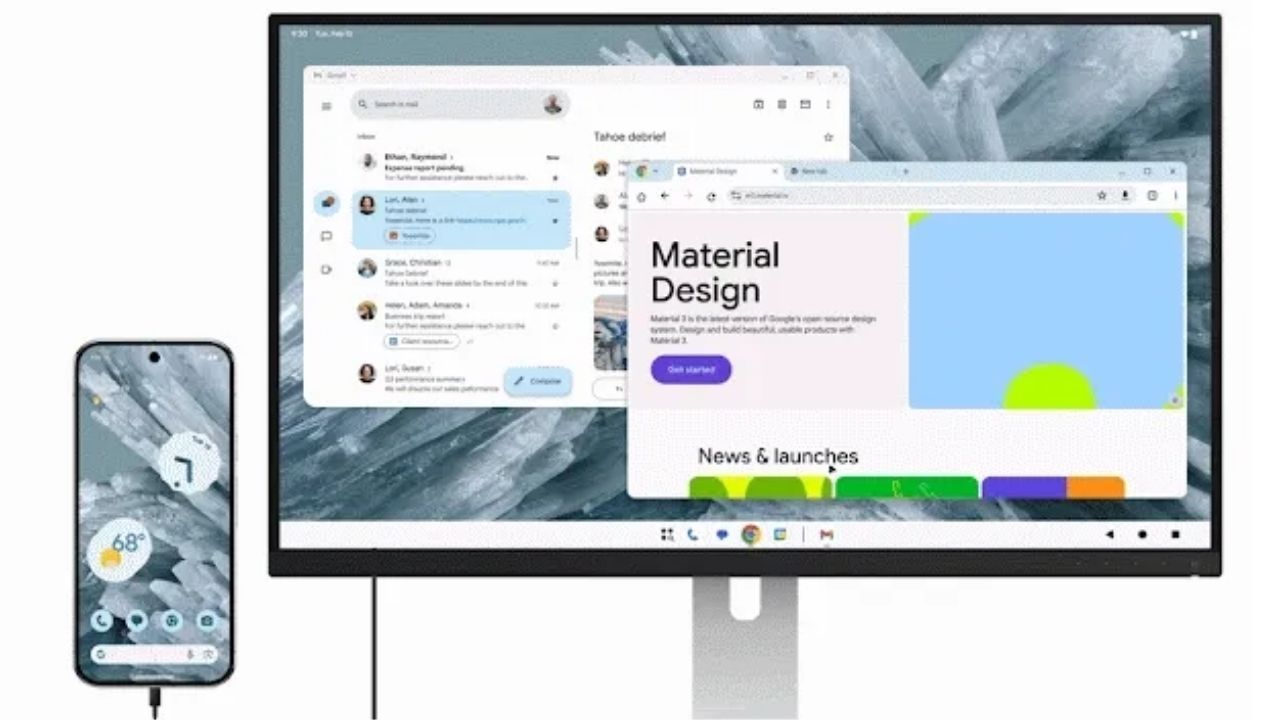 Android telefonunuzu monitöre bağlayın, bilgisayar gibi kullanın