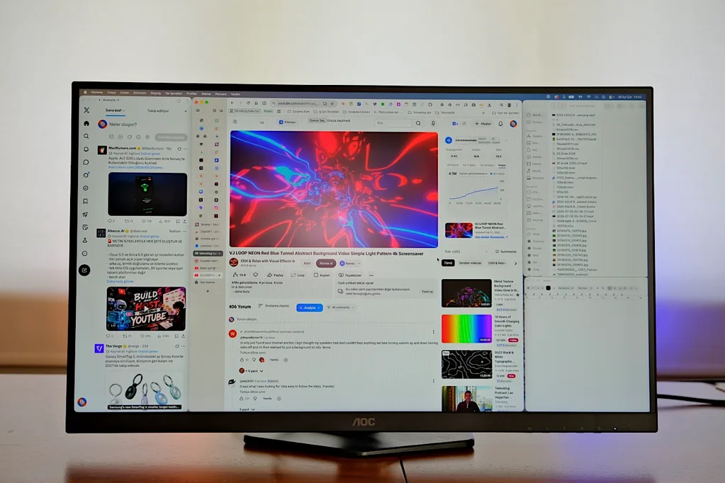 Oyun monitörü iş ve film için nasıl? AOC Q27G4XF İncelemesi