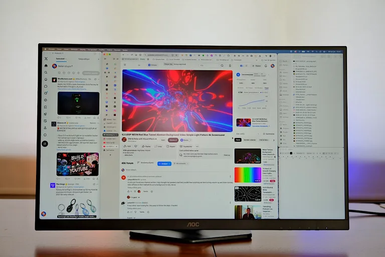 Oyun monitörü iş ve film için nasıl? AOC Q27G4XF İncelemesi