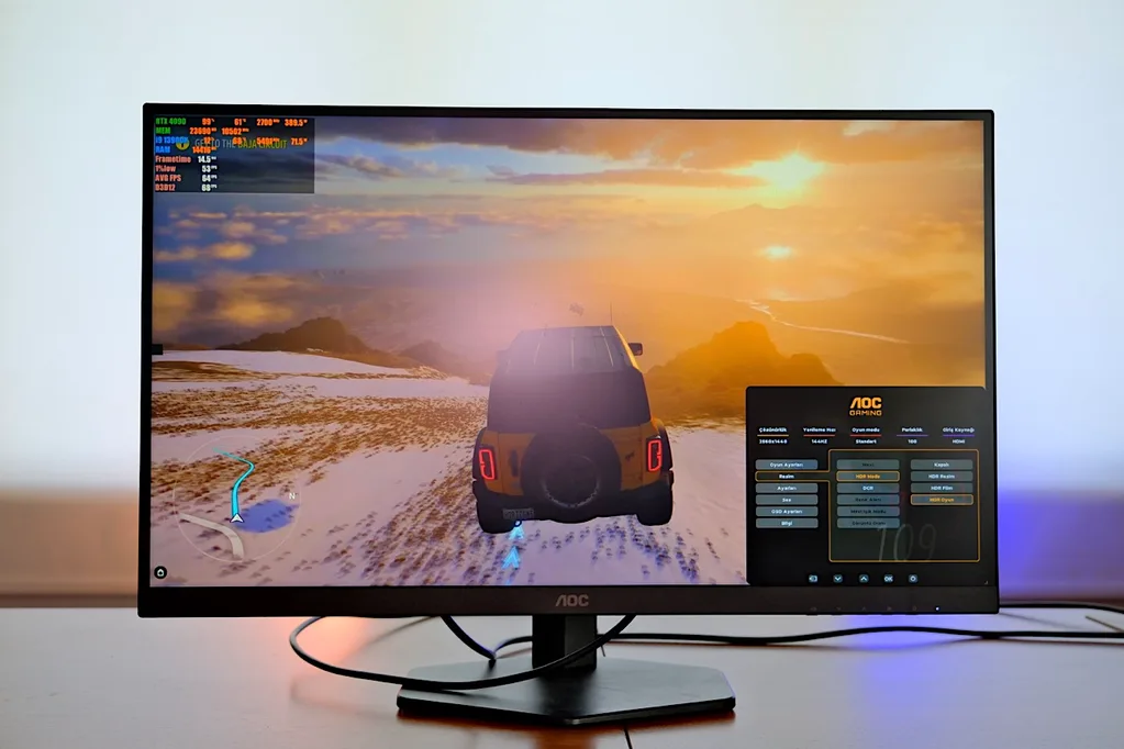 Oyun monitörü iş ve film için nasıl? AOC Q27G4XF İncelemesi