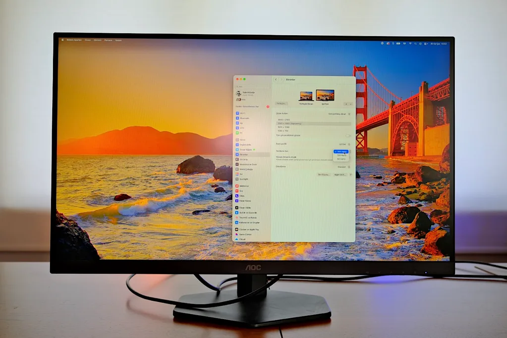 Oyun monitörü iş ve film için nasıl? AOC Q27G4XF İncelemesi